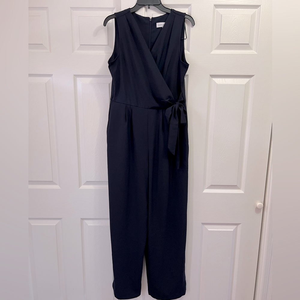 Emma & Michele Elegant Side Knot Sleeveless Jumpsuit